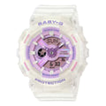 (WMNS) CASIO Baby G BA-110 Series 'White Purple' BA-110PS-7A