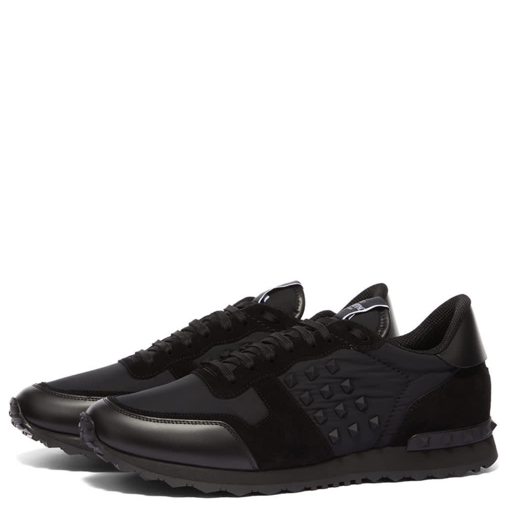Valentino Black Rockstud Rockrunner