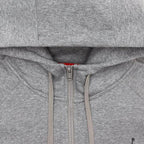 Fleece Full-Zip Hoodie - Carbon Heather/Black