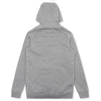 Fleece Full-Zip Hoodie - Carbon Heather/Black