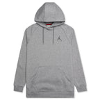 Fleece Pullover Hoodie - Carbon Heather/Black