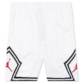 Jumpman Fleece Diamond Short - White/Gym Red