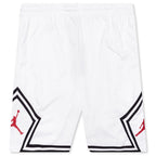 Jumpman Fleece Diamond Short - White/Gym Red