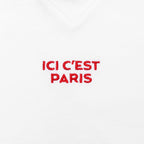 Jordan x PSG Women's S/S Top - White/University Red