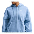 (WMNS) Nike Studio Fleece Medium Weight Oversized Hoodie 'Work Blue Sail' IM8084-486