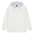 (WMNS) New Balance Logo Fleece Hoodie Asia Sizing 'White Lilac' AWT13346-AS8