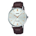 CASIO Male DRESS Japan / South Korea Fashion Mens Silver Analog MTP-VT01L-7B2