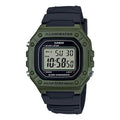 CASIO G Shock Waterproof Mens Black/Green Digital W-218H-3A
