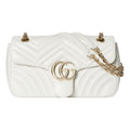 (WMNS) Gucci GG Marmont Medium Shoulder Bag 'White' 837267-AAE38-9050
