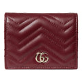 (WMNS) Gucci 26 GG Marmont Quilted Leather Wallet 'Rosso Ancora Red' 466492-DTDHV-6207