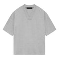 Fear of God Essentials SS24 V Neck T-Shirt 'Light Heather Grey' 125SP244216F