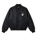 Stussy Unisex Surfman Stadium Bomber Jacket Black 115580