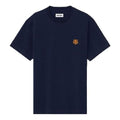 Men's KENZO Small Tiger Head Pattern Cotton Short Sleeve Navy Blue FA65TS0034SJ-76