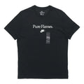 Nike Alphabet Printing Round Neck Short Sleeve Black CK9768-010