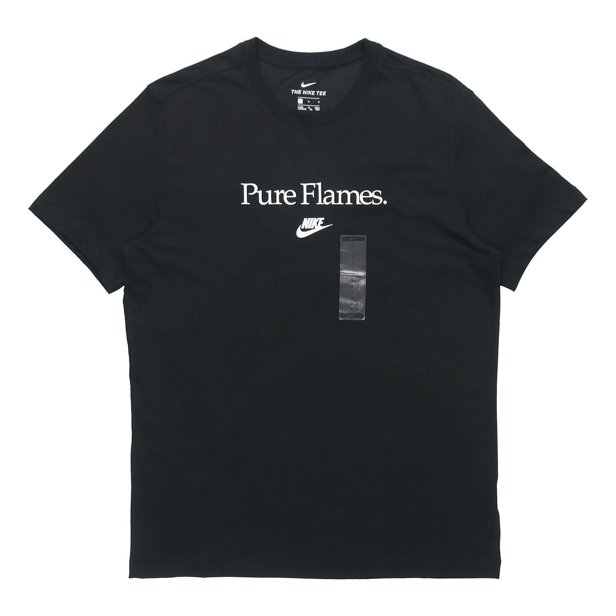 Nike Alphabet Printing Round Neck Short Sleeve Black CK9768-010