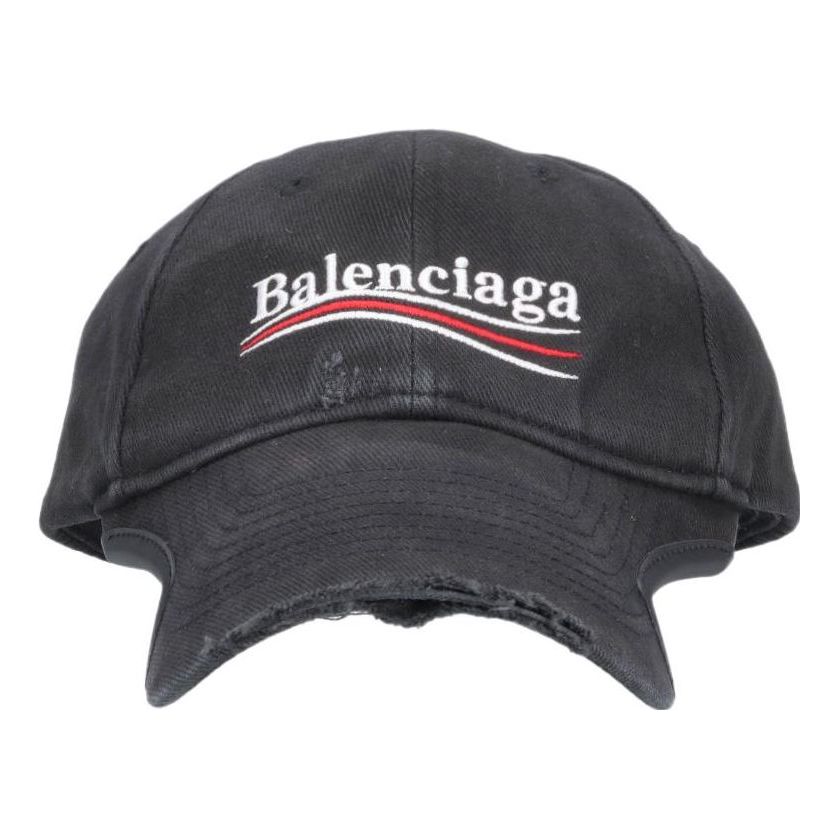 Balenciaga Political Campaign Destroyed Cap 'Black' 766861410B21077