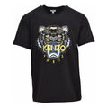 KENZO Tiger Head Alphabet Printing Short Sleeve Unisex Black 5TS0504YB99