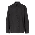 Burberry Embroidery Logo Stretch Cotton Shirt Male Black 80285551