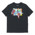 Air Jordan Running Training Casual Round Neck Cartoon Printing Short Sleeve Black DO1927-010