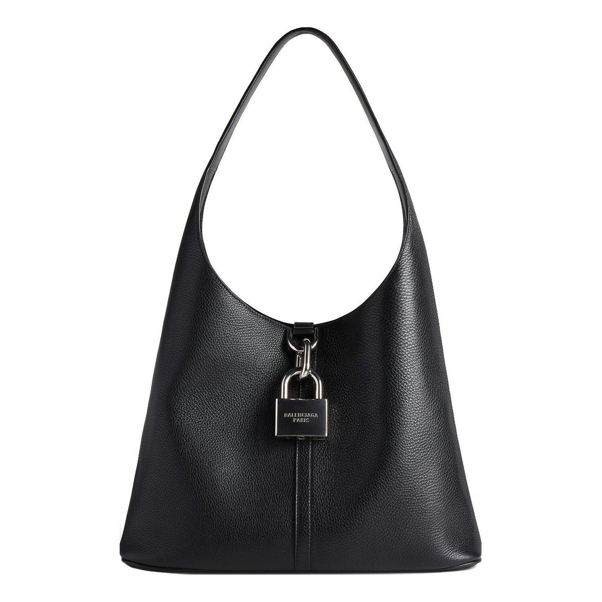 (WMNS) Balenciaga Locker Medium North-south Hobo Bag 'Black' 7716362AAWC1000