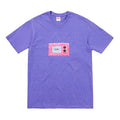 Supreme SS18 TV Tee Light Purple Printing Short Sleeve Unisex SUP-SS18-0090