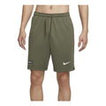 Nike Quick Dry Material Logo Printing Shorts Olive Green DH9664-222