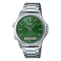 Casio Dress Classic Business Analog-Digital Watch 'Silver Green' MTP-VC01D-3E