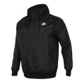Nike Embroidered Logo Sports Woven Hooded Jacket Autumn 'Black' DM7924-010