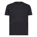Men's FENDI SS21 Casual Alphabet Printing Round Neck Short Sleeve Black FAF532AD3QF0GME