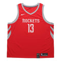 Nike NBA SW Fan Edition Rockets No. 13 Sports Basketball Jersey Large Red 864477-657