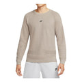 Men's Nike Round Neck Long Sleeves Casual Sports Pullover Brown DN3618-087