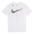 Nike DRI-FIT Big Swoosh Basketball Round Neck Short Sleeve White BQ3658-100