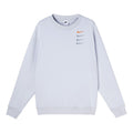 Men's Nike French Terry Swoosh 4 Embroidered Round Neck Sports Pullover Autumn White Gold Color DB9408-043