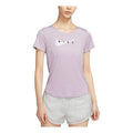 (WMNS) Nike AS W NK SWOOSH Run Top SS ICED LILAC CZ9279-576