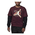(PS) Air Jordan 23 2fer Crew Top 'Night Maroon' FZ1677-681
