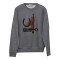 HERMES Her-Mes Sports Series Round Neck Gray H047850HA76
