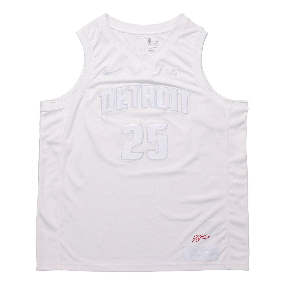 Nike NBA Derrick Rose Detroit Pistons 2020/21 Swingman Jersey #25 CT4208-100