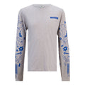 Men's KENZO Casual Pure Cotton Long Sleeves Gray 5TS1184SH-93