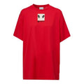 Burberry Oversized Panda Eye Cotton Short Sleeve Red 8032114-A1460