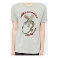 Men's Alexander McQueen Dragon Pattern Short Sleeve Gray 609578-QOZ92-0902