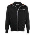 Men's PALM ANGELS logo Printing Sports Jacket Black PMBD001R203840021088