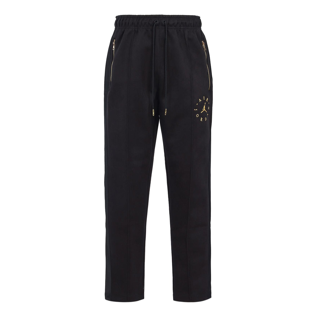 Air Jordan genuine 2019 new JORDAN REMASTERED men's suede trouser Black/Gold BQ5787-010