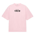 Balenciaga Crew Logo Printing Short Sleeve Pink/Red 620941TIVG91900