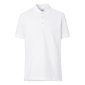Men's Burberry SS21 Mesh Cotton Short Sleeve Polo Shirt White 80288721