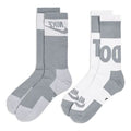Nike Logo Jacquard Sports Socks 2 Pairs 'Grey' SX5770-938