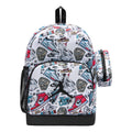 (GS) Jordan Air Raid Backpack 17L 'White Gym Red' 9A9250-WR2