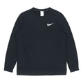 Nike Df Ls Crw Casual Sports Knit Pullover Black CZ7396-010