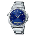 Casio Dress Classic Analog-Digital Watch 'Silver Royal Blue' MTP-VC01D-2E