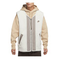 Men's Nike Sportswear Sport Essentials+ Embroidered Logo Fleece Zipper Mineral Gray Vest DD5026-072