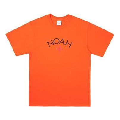 NOAH NYC Logo Tee Orange Short Sleeve Unisex NOAH-SS18-005